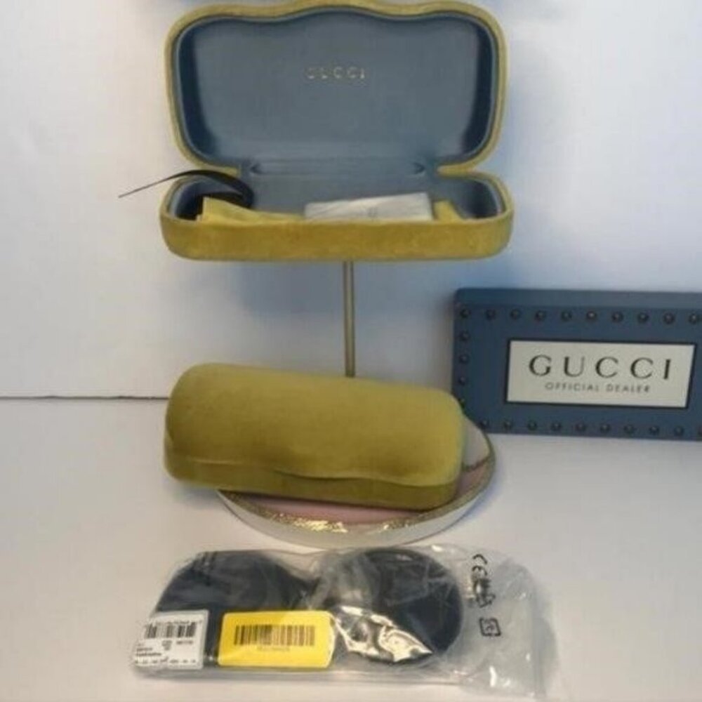 Authentic New Gucci Black GG0101S Round Gradient Sunglasses - Picture 13 of 14